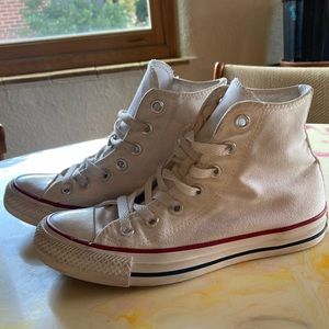 White High Top Converse All-Star